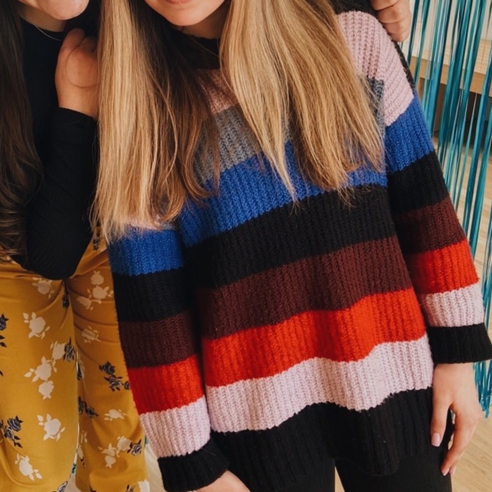 American Eagle Striped Sweater